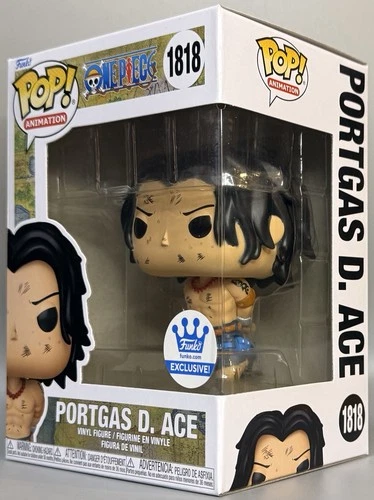Funko Pop! One Piece Portgas D. Ace (Execution) #1818 *Includes Soft Protector*