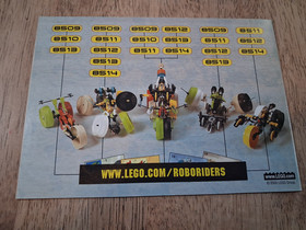 LEGO Technic RoboRiders 8513 Dust Instruction Manual  Only No Bricks