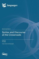 Syntax And Discourse At The Crossroads | Buch | Englisch (2025) | Mdpi Ag