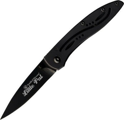 Smith & Wesson Folding Pocket Knife New Little Pal Black CKLPB