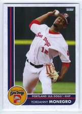 2025 Portland Sea Dogs (Double-A Boston Red Sox) Yordanny Monegro