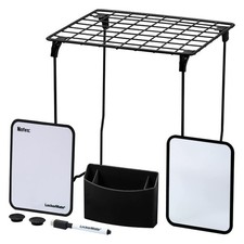 LockerMate 7-Piece Locker Organizer Kit, Includes Onesize, Black