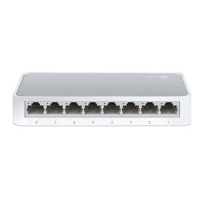 TP-LINK TL-SF1008D Unmanaged Fast Ethernet (10/100) Weiß