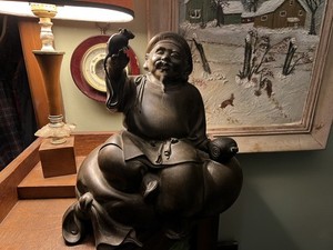 Bronze Daikokutenza Statue from Japan Meiji Period (1868-1912)