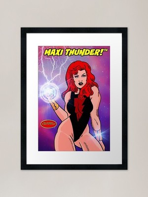 Maxi Thunder!2 Gerahmter Kunstdruck Gerahmtes Wandbild Poster Leinwanddruck Bild