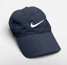 Nike Dri Fit Heritage 86 Adjustable Strap Baseball Hat Cap Adult OSFM Navy Blue