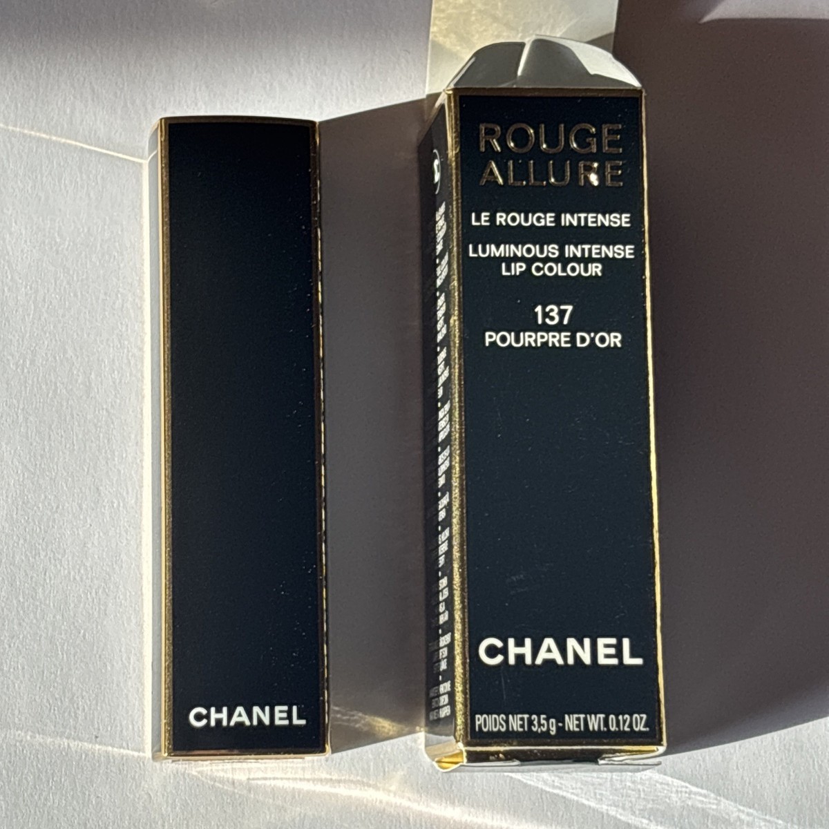 Chanel Rouge allure Luminous Intense Lip Colour 137 Pourpre D'or