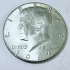 1967 Kennedy Half Dollar 40% Silver, Circulated Coin #7119
