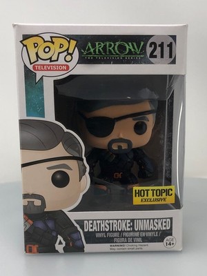 Funko POP! Deathstroke Unmasked #211 DAMAGED BOX SEE PICS
