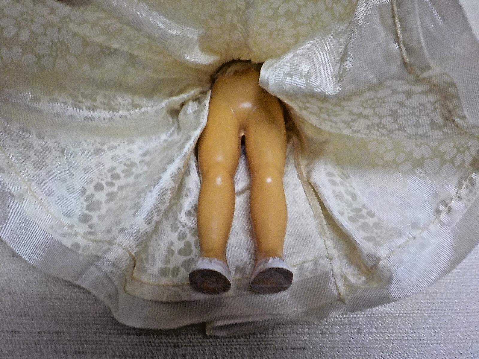 2 Vintage 1950's Dolls Arms Move Staight Legs Eyes Open & Close
