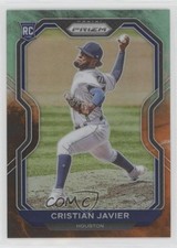2021 Panini Prizm Tier III Cosmic Haze Prizm Cristian Javier #249 12ui