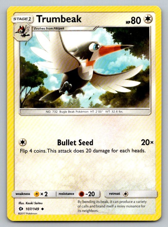 Trumbeak SM Base Set 107/149 NM