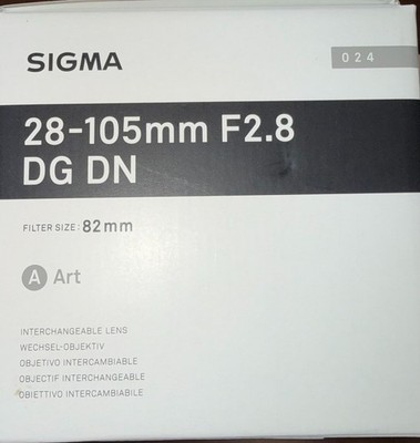 Sigma 28-105mm f/2.8 Dg Dn Art Lens Sony e! Brand New!!