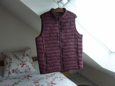 Weste Basefield aubergine XL mit Innentaschen TOP