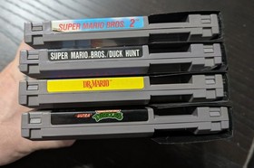 Nes Red Rental Case Original Hard Case Console Controllers And More (Read)