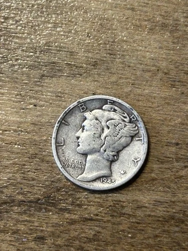 1945S(Micro S) Mercury Dime VF