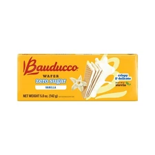 Bauducco Vanilla Wafer Cookies - Sugar Free Delicious & 5.0 oz (Pack of 1) 