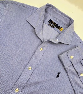 ラルフローレン シャツ RalphLauren knit dress shirt ポロ ラルフローレン KNIT DRESS SHIRT ワンポイント ワイド