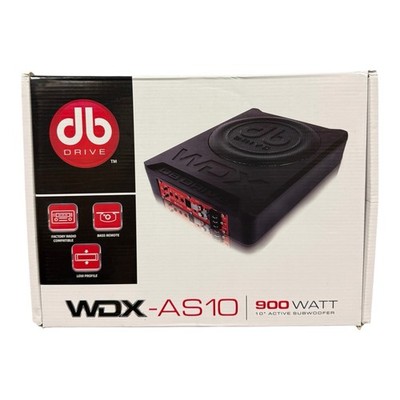 DB Drive WDX-AS10 10'' Amplified Subwoofer 900W Peak 250W RMS New