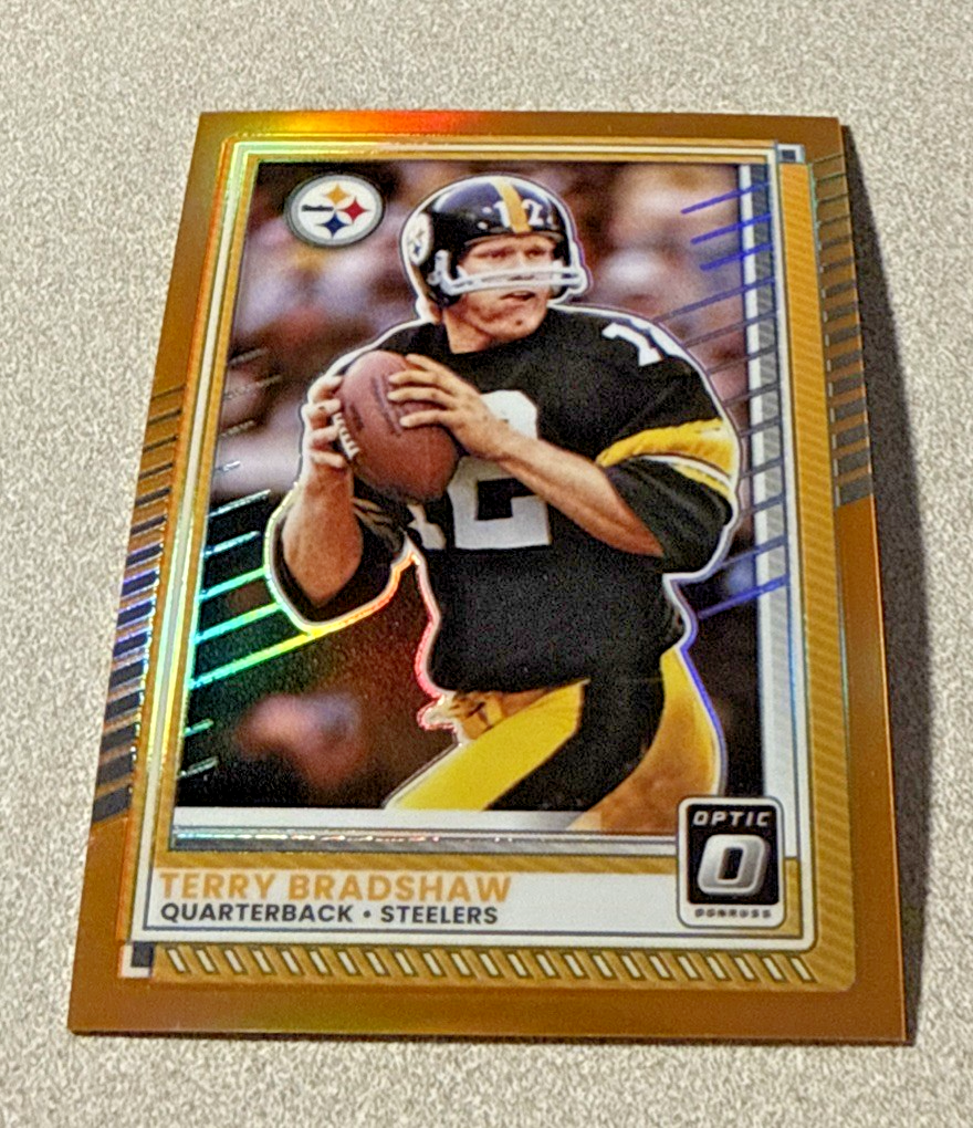 2025 Panini Donruss Optic Orange Prizm #188 Terry Bradshaw