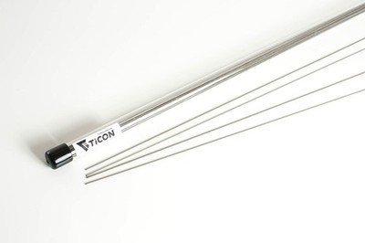 Ticon Industries - CP1 (Grade 1) Titanium Welding Filler Rod 1/4lb, Silver