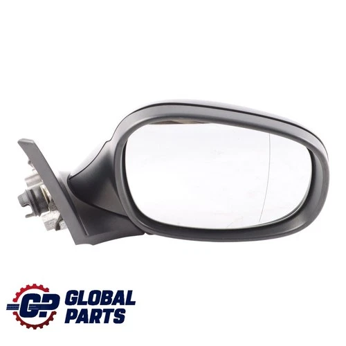 Wing Mirror BMW E81 E82 E88 Heated Door Right O/S 5 Pins Schwarz 2 Black 668