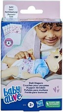 Baby Alive Doll Diaper Refill Dolls Diapers Nurturing Doll 4pc