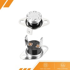 2Pcs Temperature Control Switch Thermostat KSD301 105 C 10A NC Bakelite Material