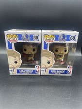 Funko Pop! Luka Doncic Dallas Mavericks White Basketball NBA Pop 60 Set Of 2!