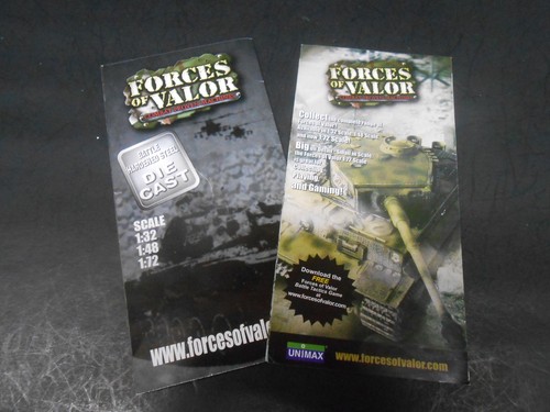Forces Of Valor Unimax Product Catalogs WWII Tanks And Vehicles