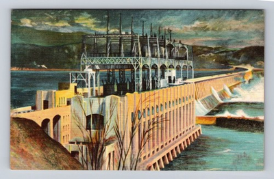 #ad #ad Philadelphia PA Pennsylvania Conowingo Hydro Electric Dev. Vintage Postcard $0.99