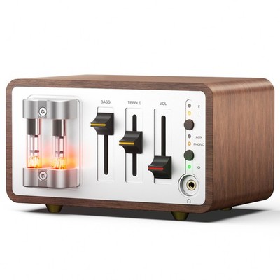 Tube RIAA Phono Stage MM MC Vintage Preamp Mini Stereo Audio Headphone Amplifier