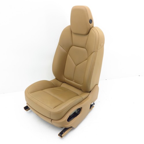 Sitz Ledersitz Cognac vorne links Porsche Cayenne 958 92A