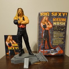 Escultura de porcelana fundida en frío 98/5000 rara vintage grande sexy Kevin Nash nWo WCW