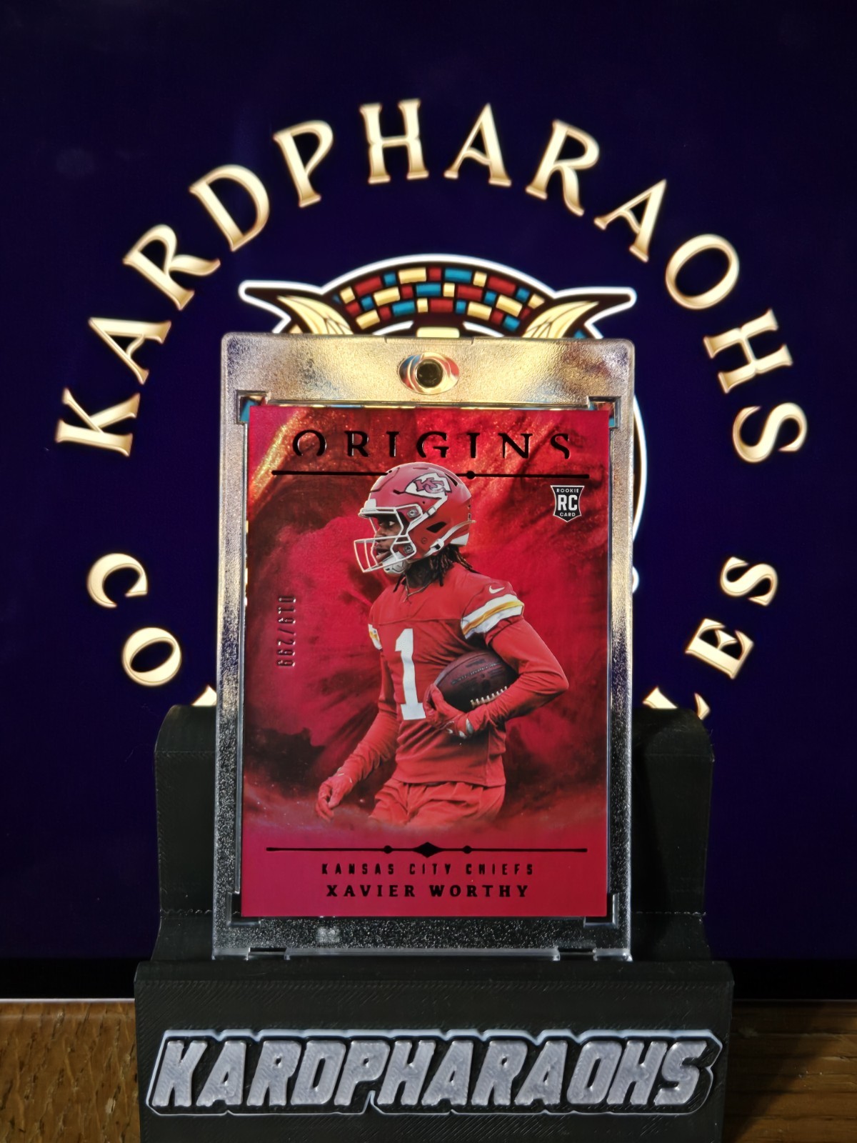 2024 Panini Origins Rookies Xavier Worthy #150 Red /299(RC)