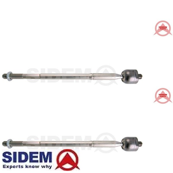 2X Axialgelenk FüR Spurstange Sidem 71110 2 Spurstangen Set Rechts Links-image