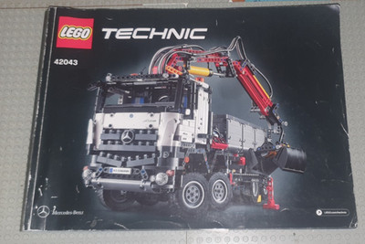NUR ANLEITUNG INSTRUCTION - LEGO Technic Mercedes Benz Arocs 3245 Set Nr. 42043