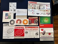 Compaq Presario Full Set of Paperwork, Mousepad, Recovery CD, Owners Manual, etc