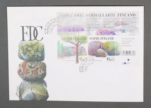 MayfairStamps Finland FDC 2004 Sammallahti 1500 BC to 100 AD Souvenir Sheet Firs