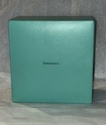 Tiffany & Co Large Blue Leather Jewelry Box Square Nesting Box — photo 1