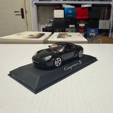 1:43 Schuco Cayman S 987 Black Diecast Model-box flaw