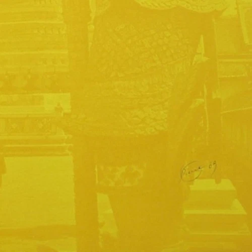 Otto Piene handsigniert "Bangkok" 1969 nummeriert 13/55 WVZ: Rottloff 61/4 - Bild 2 von 4