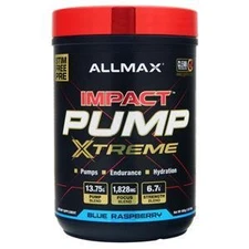 Allmax Nutrition Impact Pump Xtreme Blue Raspberry 465 grams