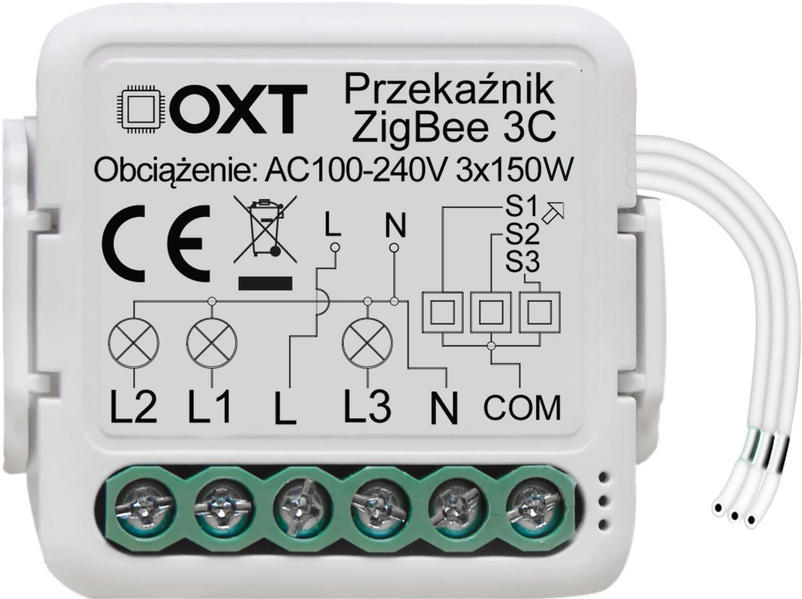 5904496824506 OXT mini przekanik 3 ZigBee TUYA OXT 6590₽