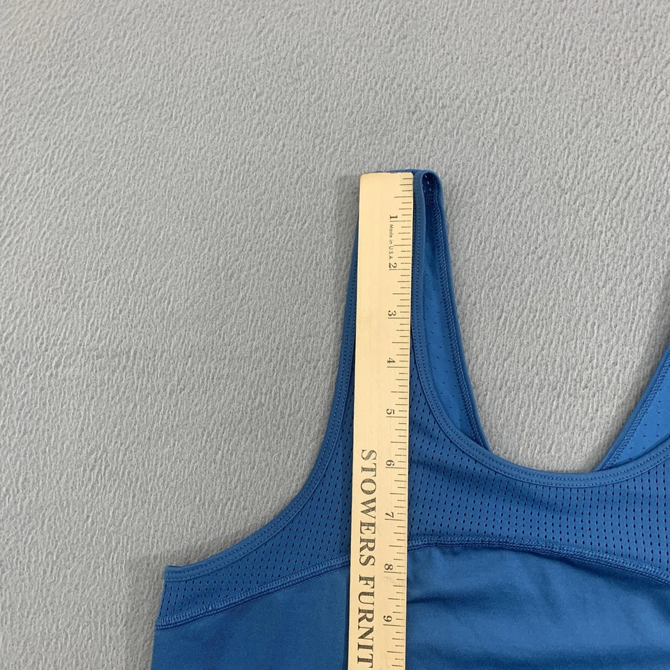 Nike Pro Hypercool Tank Top Medium Blue Mesh Racerback Shirt Gym Training M - Image 4 of 4