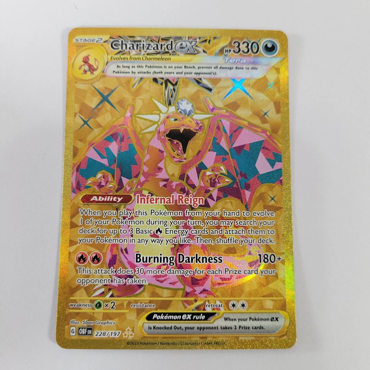 Secret Rare Pokémon Charizard Individual Cards for sale | eBay
