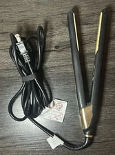 *TESTED* Bio Ionic GOLD PRO GPT-SM-1.0-SM  Adjustable Temperature Flat Iron 1”