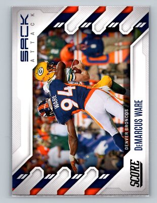 2022 Score #SA-DW  DeMarcus Ware Sack Attack Denver Broncos Mint