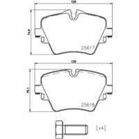 Brembo Bremsbelagsatz Scheibenbremse Vorne FüR BMW 2 Active Tourer 218I 220D