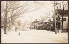 Hanson, MA Antique RPPC - Washington St. Texaco Gas Station & Store, School